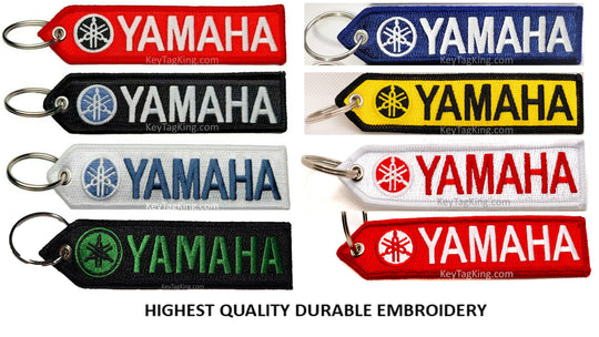 Yamaha Motorcycle 1 PC Keychain Highest Quality Double Sided Embroider Fabric, exclusive product