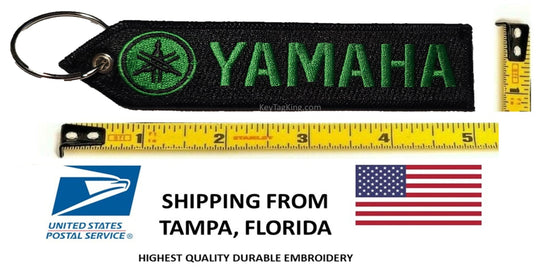 Yamaha Motorcycle 1 PC Keychain Highest Quality Double Sided Embroider Fabric, exclusive product