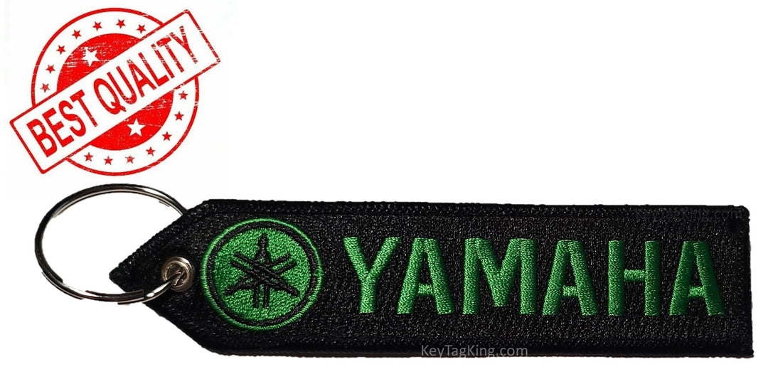 Yamaha Motorcycle 1 PC Keychain Highest Quality Double Sided Embroider Fabric, exclusive product