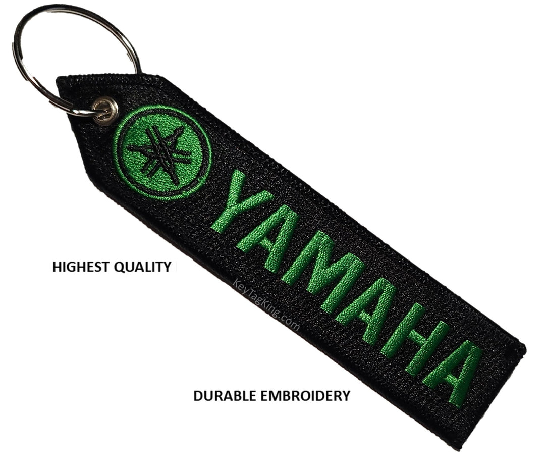 Yamaha Motorcycle 1 PC Keychain Highest Quality Double Sided Embroider Fabric, exclusive product