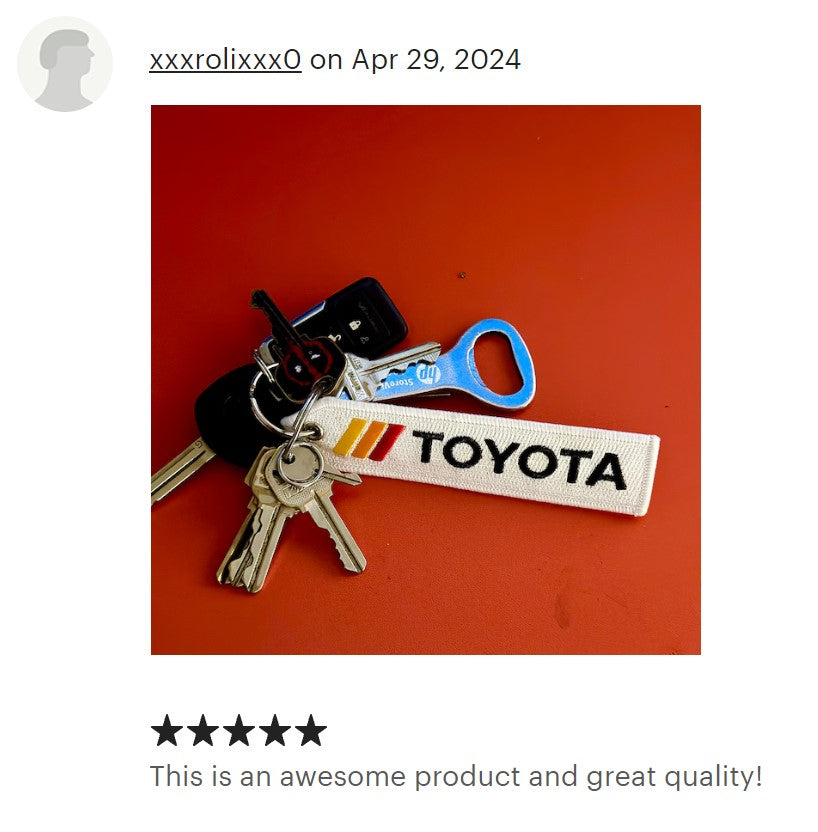 BROWNING Keychain Highest Quality Double Sided Embroider Fabric, exclusive product