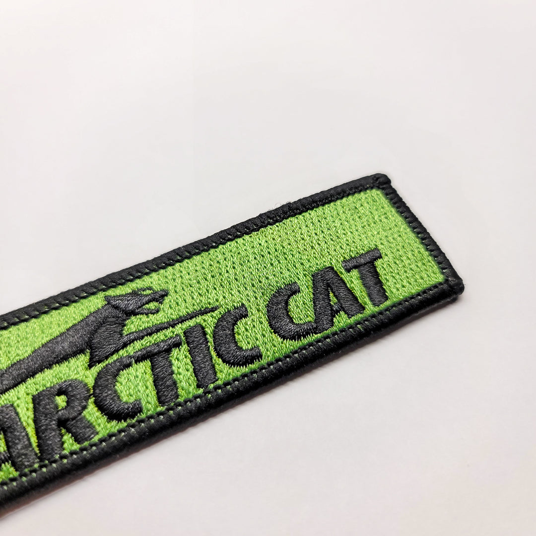 Artic Cat Off road street ATV Snowmobiles Keychain Highest Quality Double Sided Embroider Fabric, exclusive product