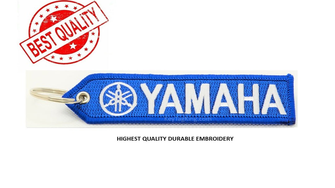 Yamaha Motorcycle 1 PC Keychain Highest Quality Double Sided Embroider Fabric, exclusive product