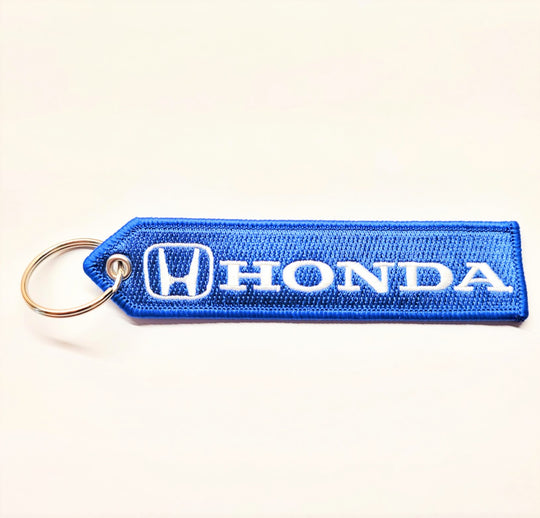 HONDA Cars Keychain Highest Quality Double Sided Embroider Fabric, exclusive product. New 1PC