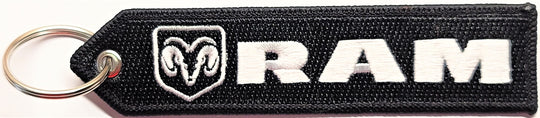 RAM 1500 2500 Hemi Keychain Highest Quality Double Sided Embroider Fabric, exclusive product