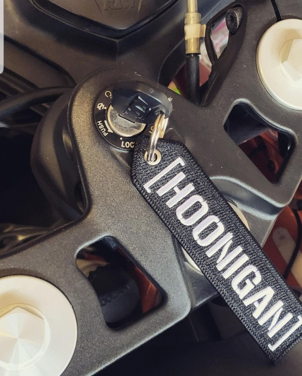 HOONIGAN Keychain Double Sided Embroider Fabric, exclusive product