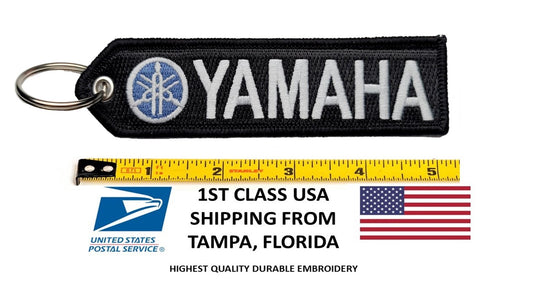 Yamaha Motorcycle 1 PC Keychain Highest Quality Double Sided Embroider Fabric, exclusive product