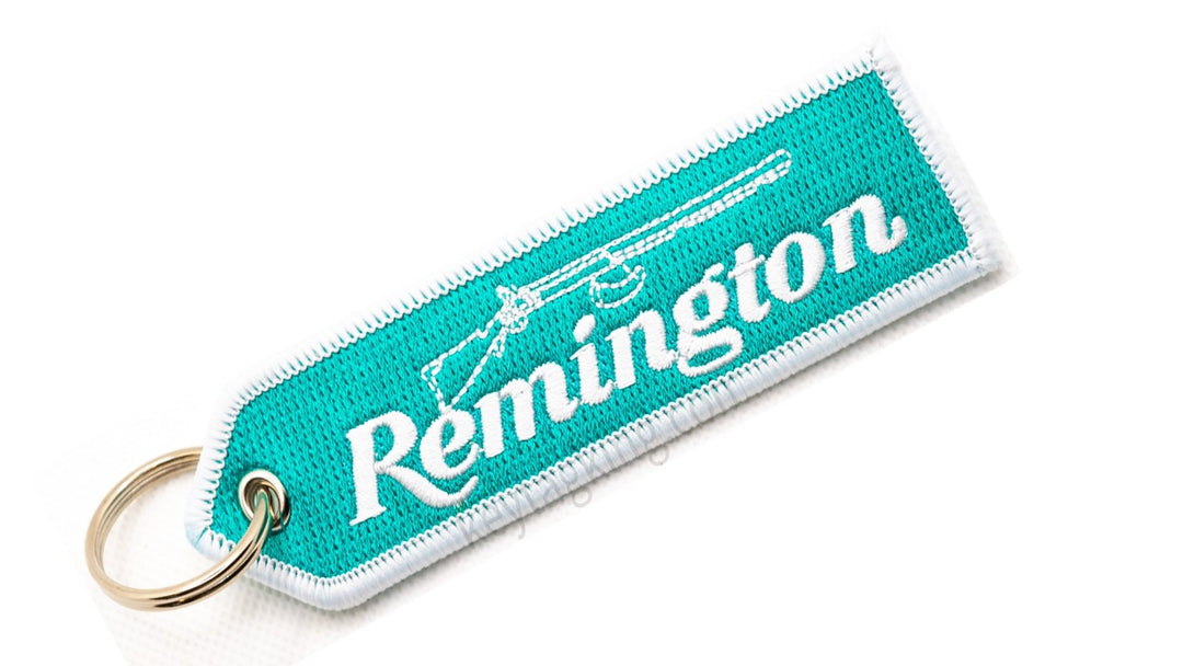 Reminton Keychain Highest Quality Double Sided Embroider Fabric, exclusive product