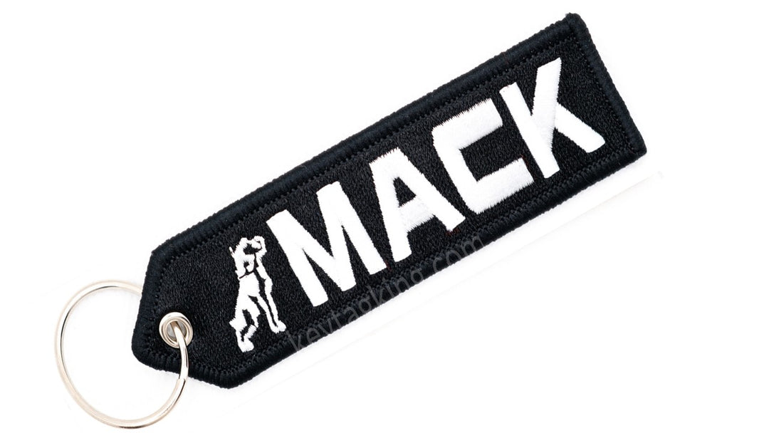 MACK TRUCKS Keychain Highest Quality Double Sided Embroider Fabric, exclusive product