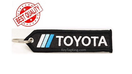 TOYOTA New TOYOTA TRD, TACOMA, TUNDRA, TRUCK, CAMRY, RAV4, COROLLA, HIGHLANDER, PRIUS, 4RUNNER, AVALON, SIENNA Keychain Highest Quality Double Sided Embroider Fabric, exclusive product