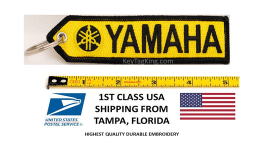 Yamaha Motorcycle 1 PC Keychain Highest Quality Double Sided Embroider Fabric, exclusive product